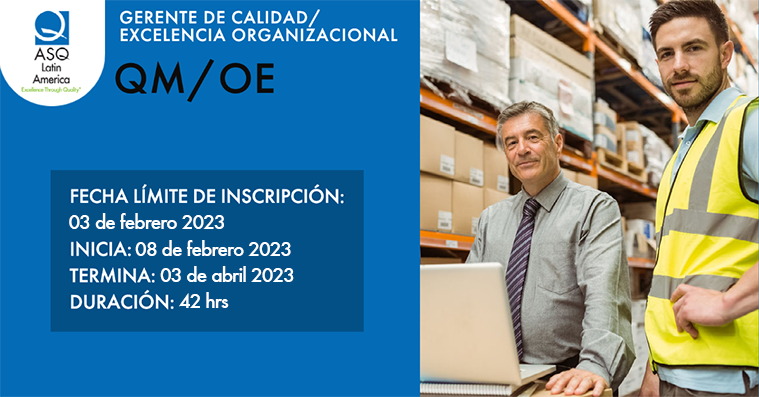 El Gerente de Calidad/Excelencia Organizacional es el profesional que lleva y lidera las iniciativas de mejora de procesos en todas partes.